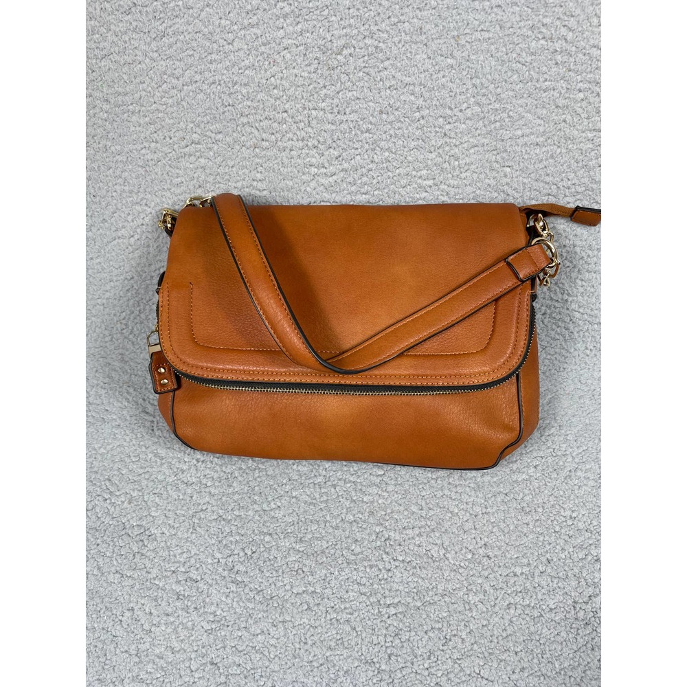 Urban Expressions Brown Vegan Leather Purse